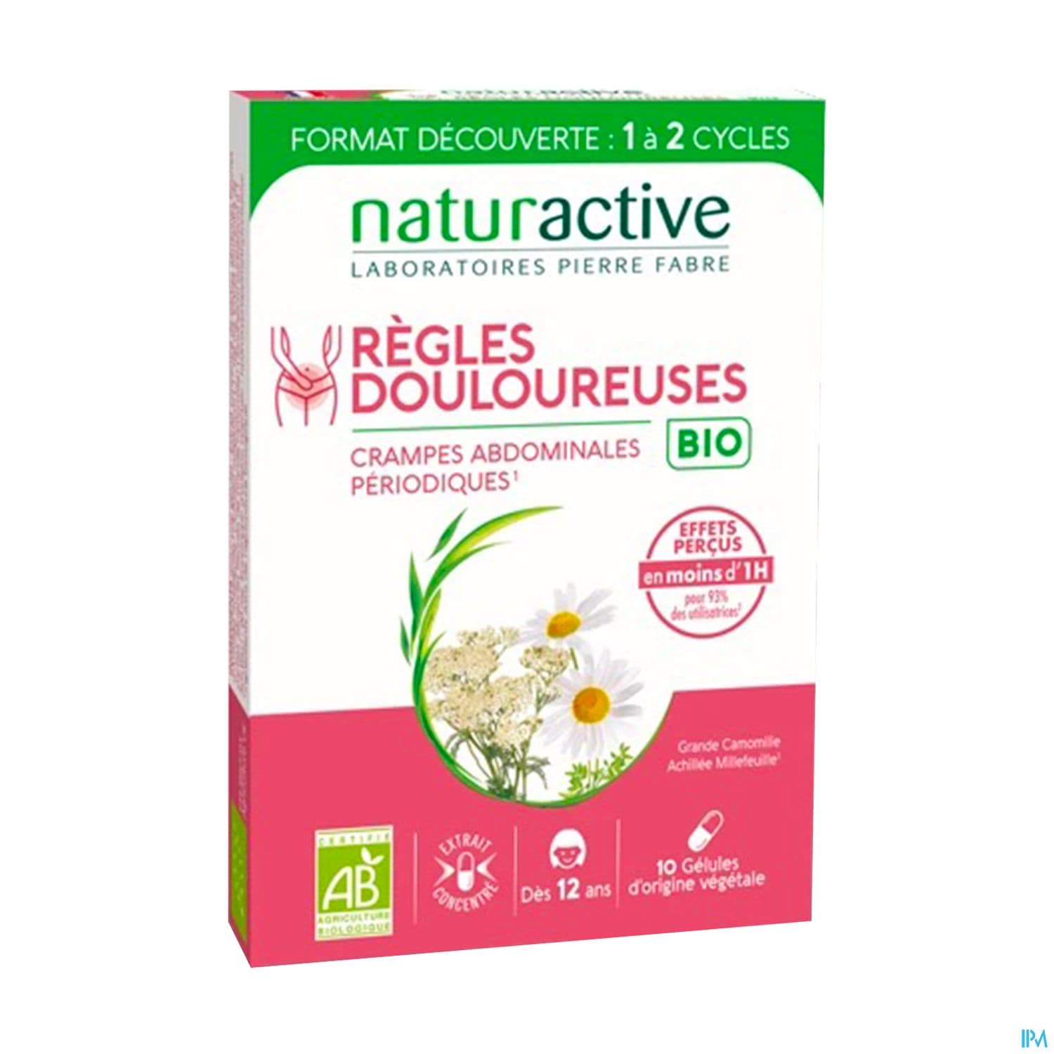 REGLES DOULOUREUSES NATURACTIV 10