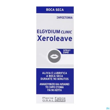 Elgydium Clinic Xeroleave Spray Buccal Lubrifiant Pour Bouche Seche Dispositif Medical 70ml