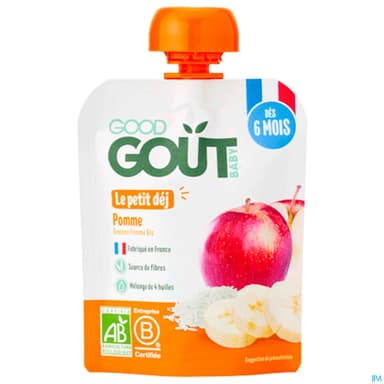 GOODGOUT PETIT DEJ POMME 70G