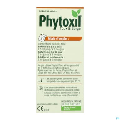 Phytoxil Toux Gorge Sirop 100ml