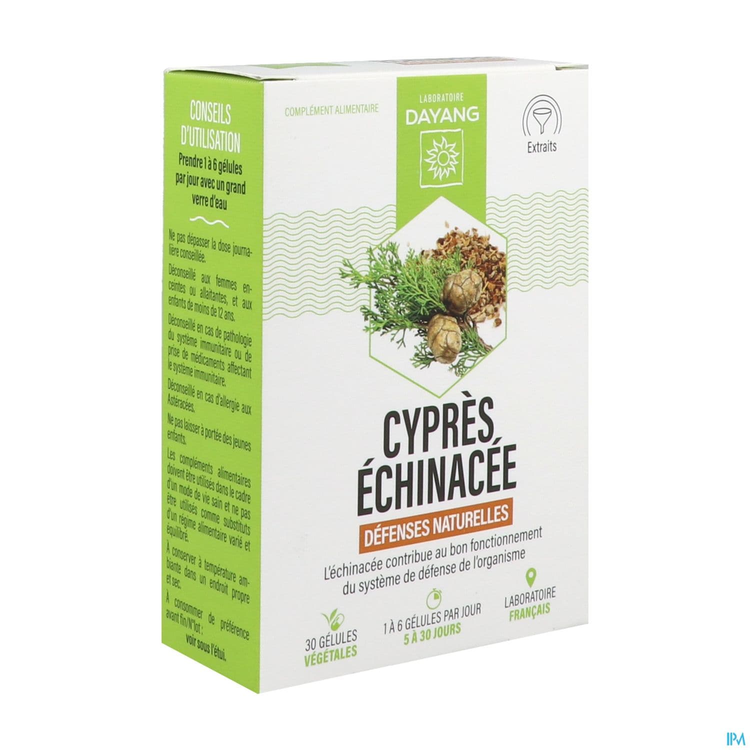 Dayang Cypres Echinacee Gelule Vegetale 30 — Pharmacie Chapelle International