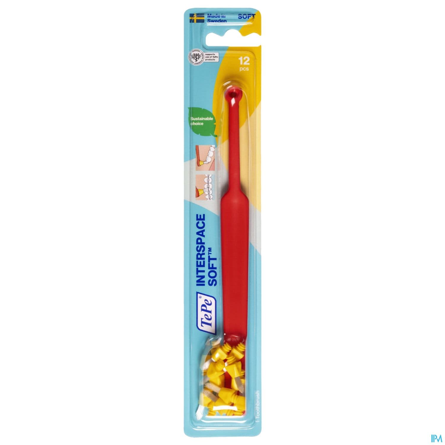Tepe Brosse A Dents Interspace Souple Manche + 12 Tetes