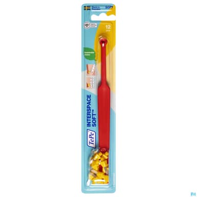 Tepe Brosse A Dents Interspace Souple Manche + 12 Tetes