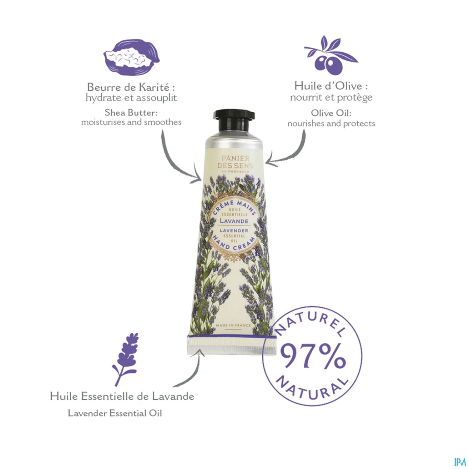 PANIER DES SENS CR MAIN LAVAND30ML