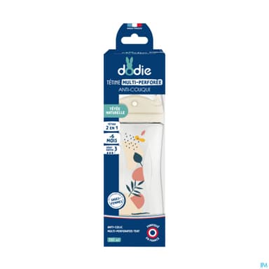 DOD BIB TEAT&RING ROSE 6+ 330ML
