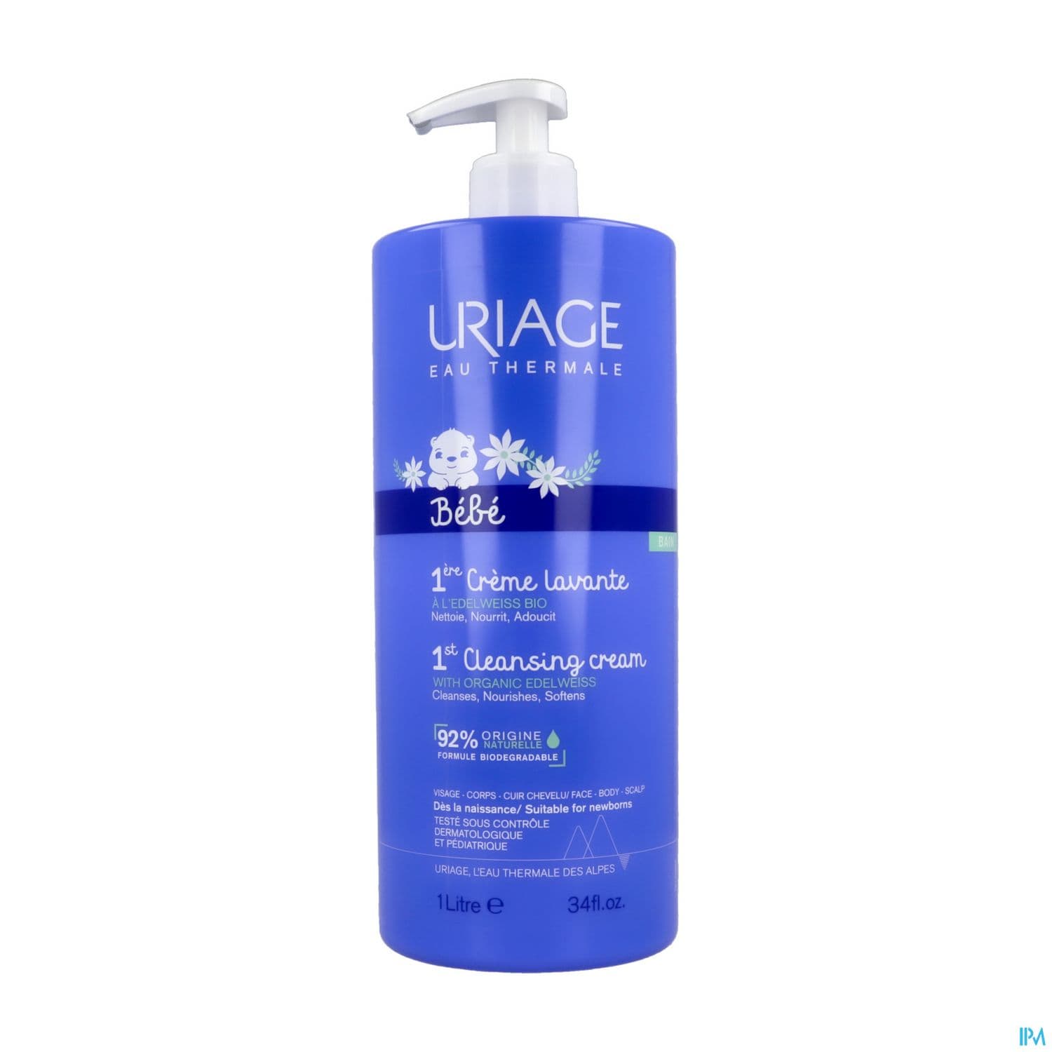 URIAGE BB 1ERE CREME Cr lavante Fl ppe/1l