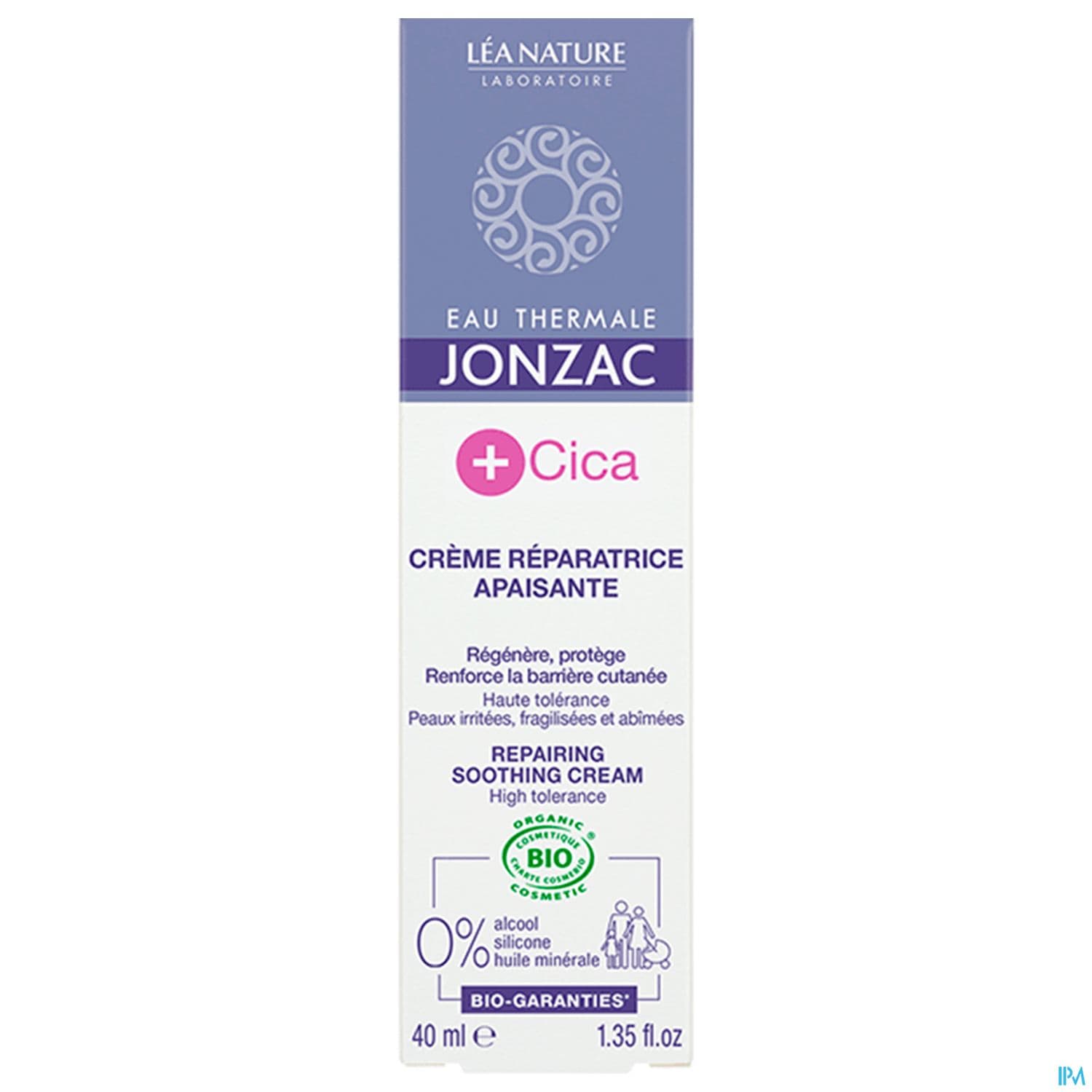 Eau Thermale Jonzac Cica+ Creme Reparatrice Apaisante 40ml