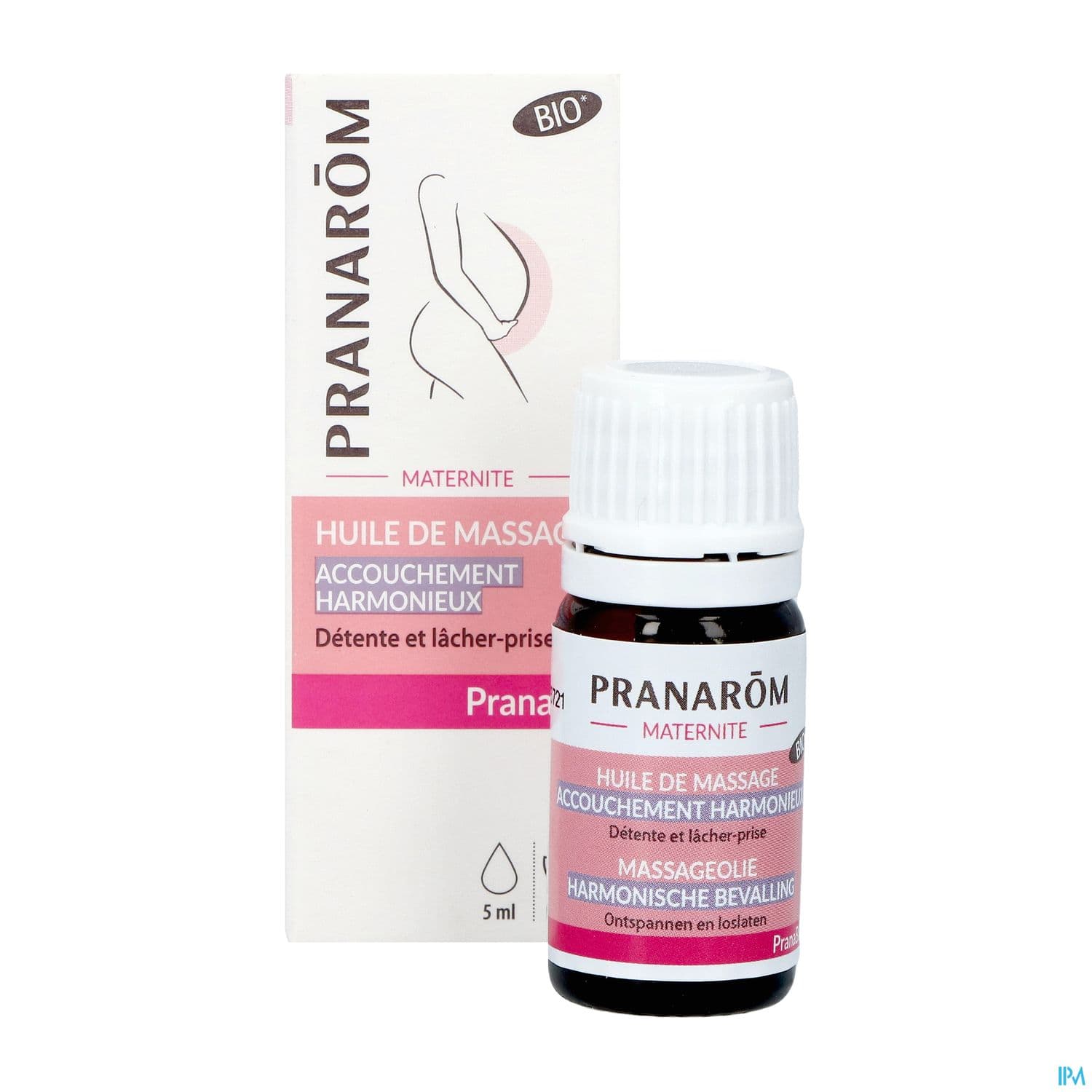 Pranarom Pranabb Maternite Huile Massage Accouchement Harmonieux Bio 5ml