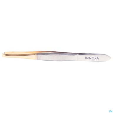 Innoxa Pince A Epiler Mors Crabe Dore Inox 8cm9