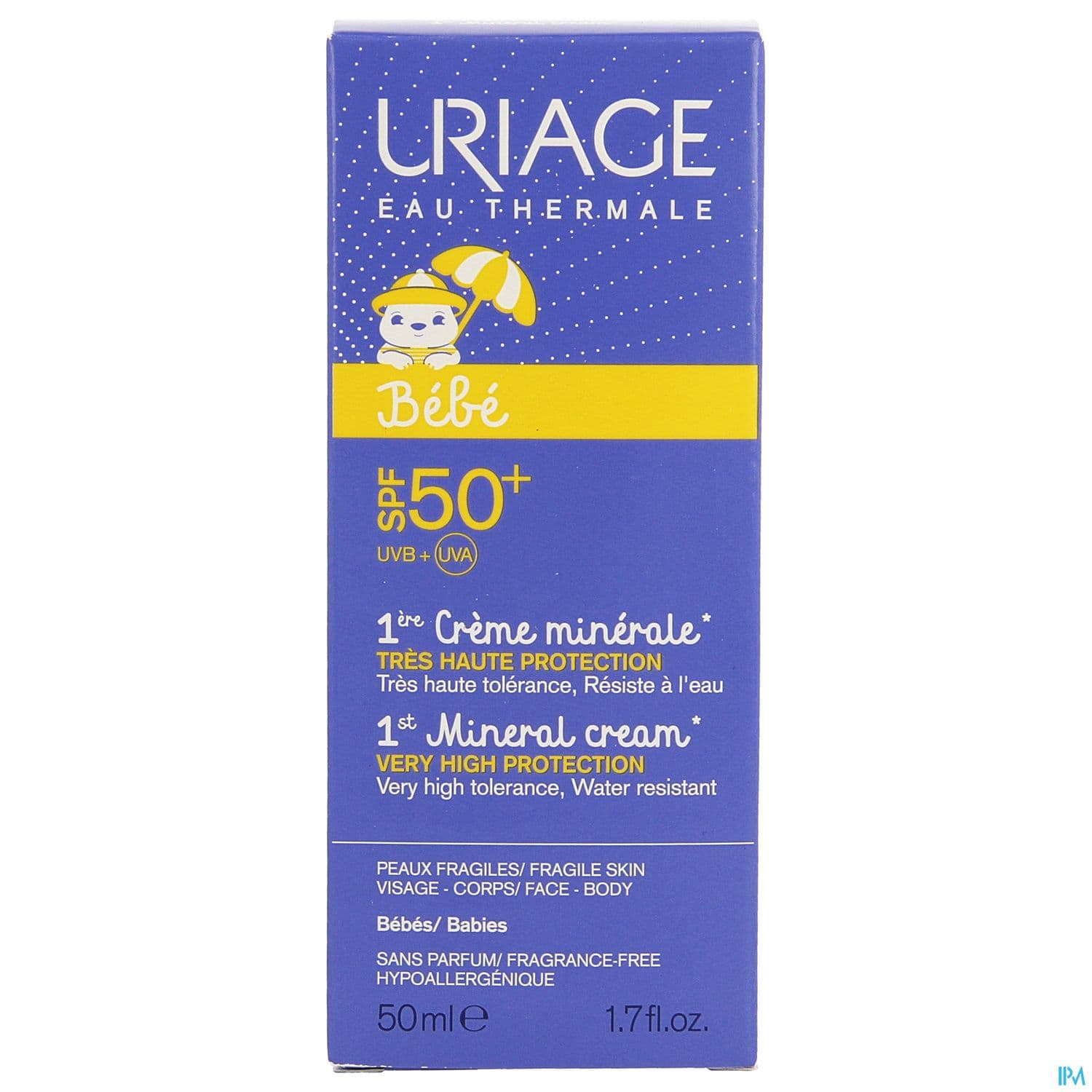 URIAGE BEBE 1ERE CR MIN SPF50 50ML