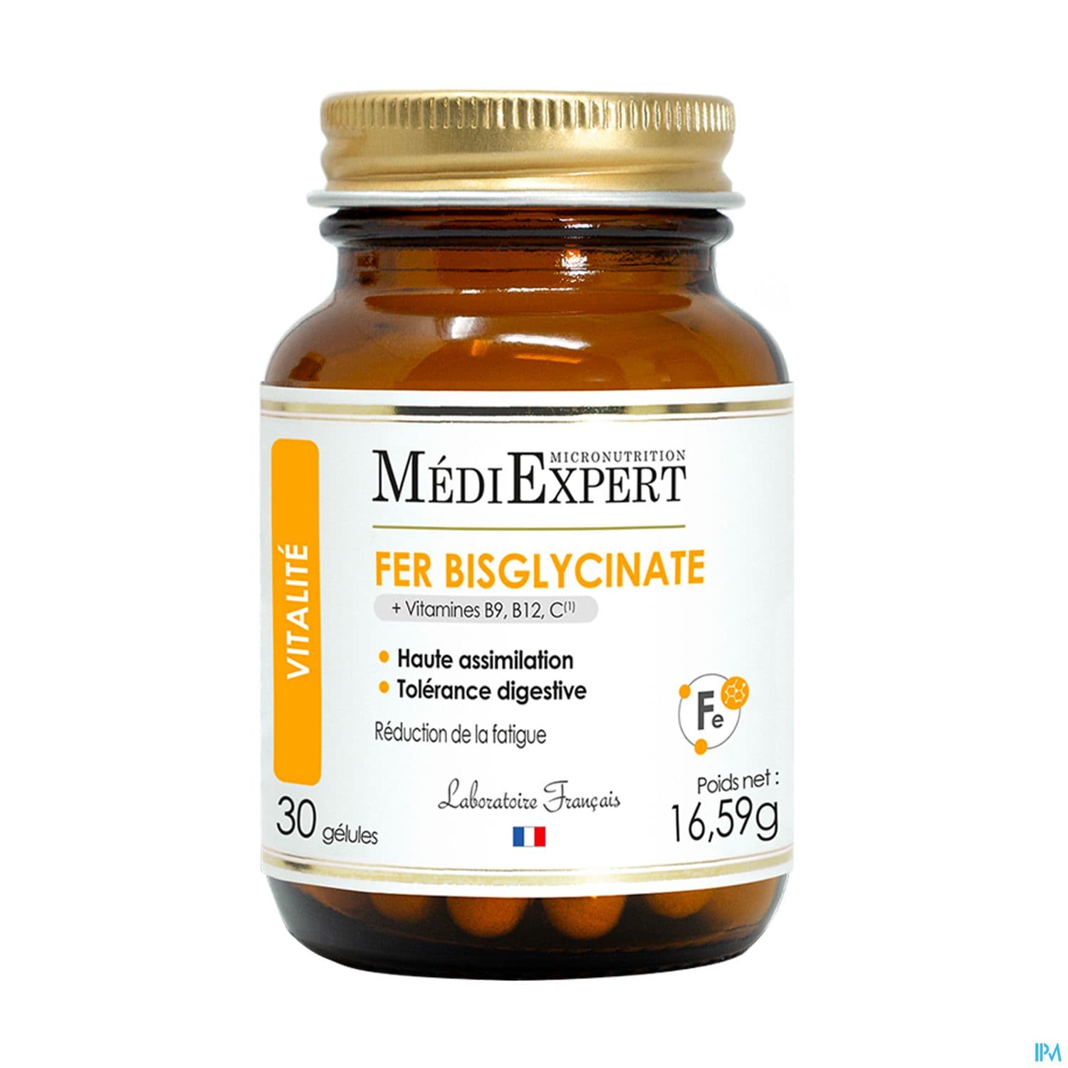 Mediexpert Fer Bisglycinate + Vit C Gelule 30 — Pharmacie de la Gare