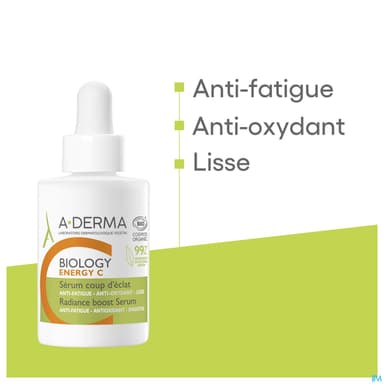 A-DERMA BIOLOGY ENERGY C SERUM30ML