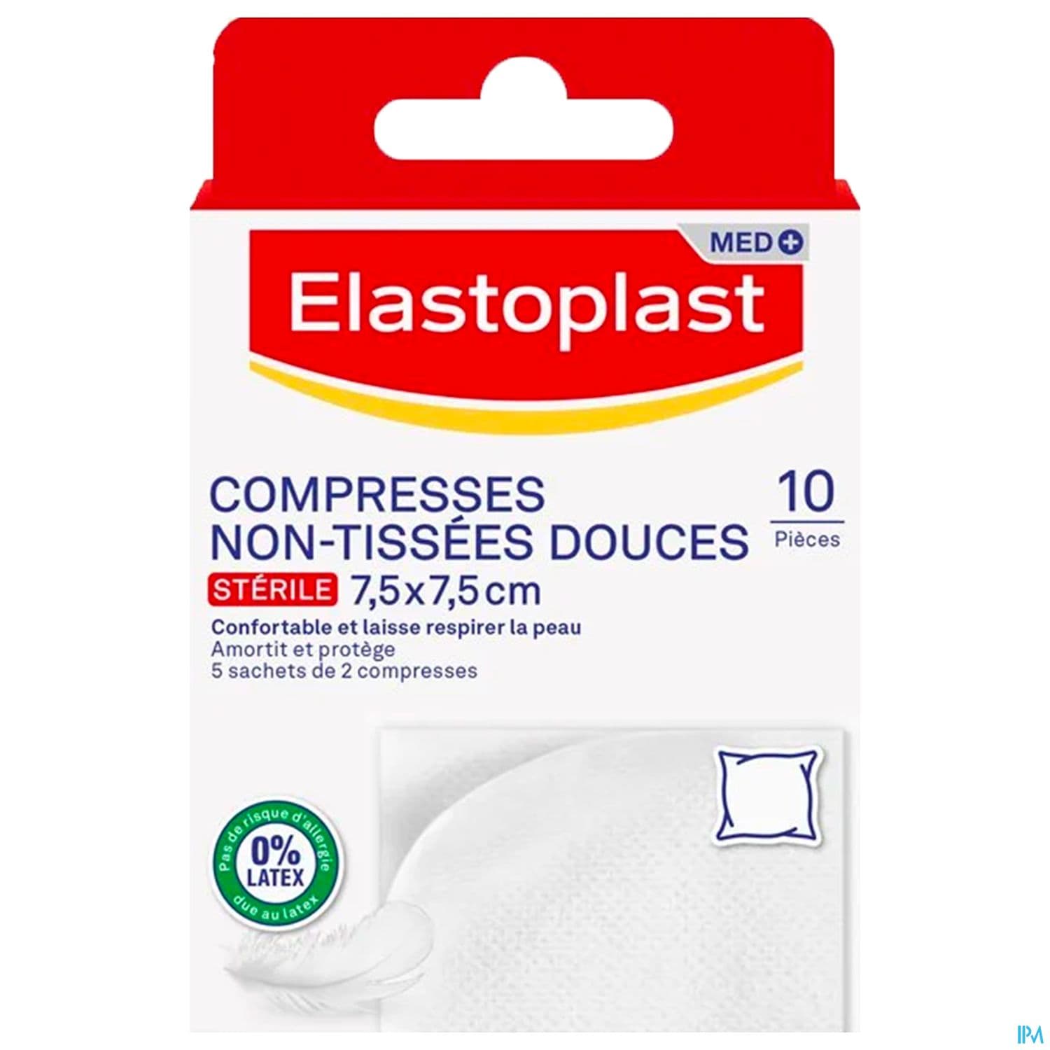 Elastoplast Med Compresses Non Tissees 7cm5 X 7cm5 10