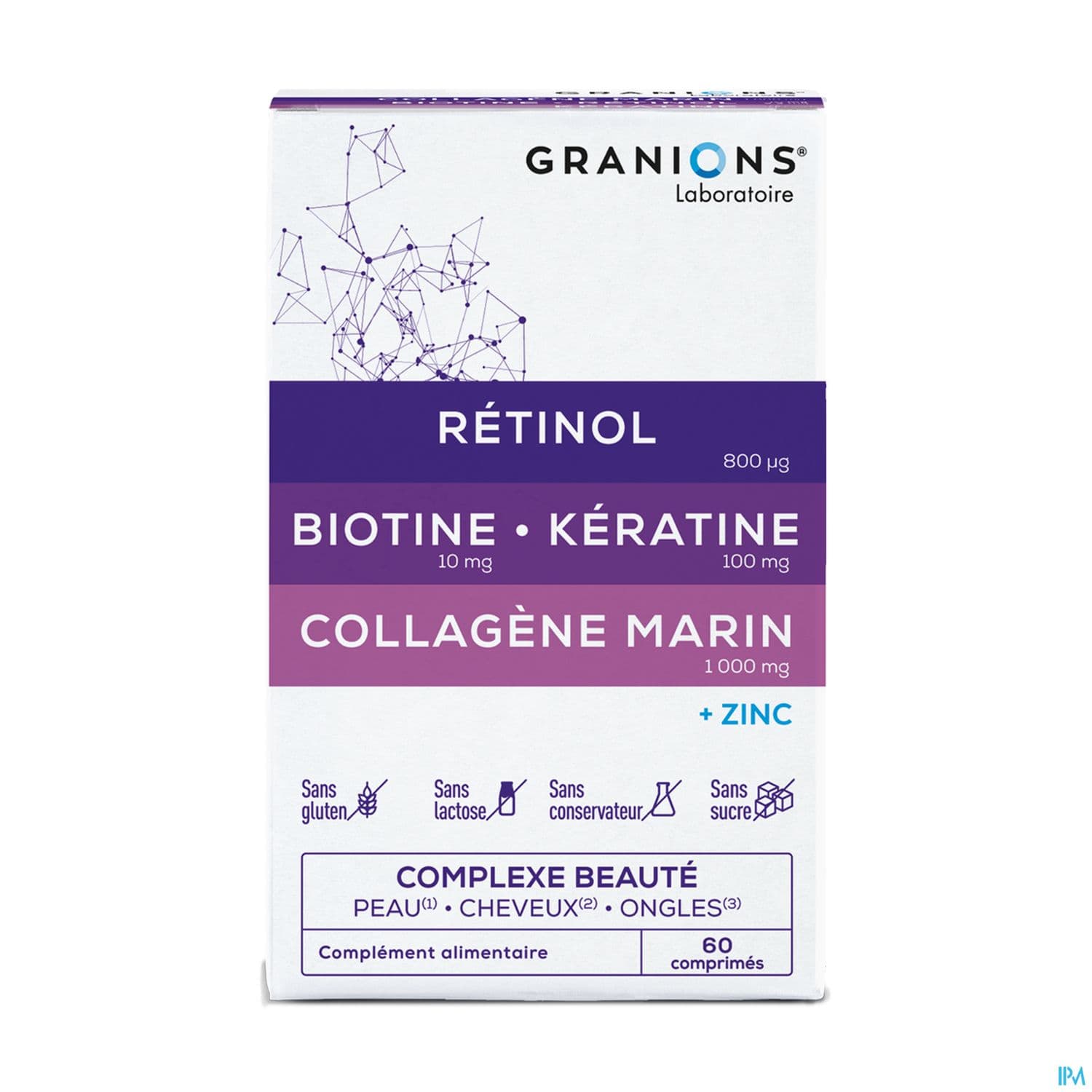 GRANIONS COMPLX PEAU CHV CPR 60