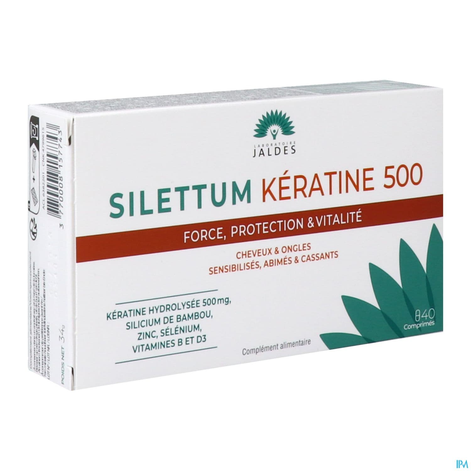 Jaldes Silettum Keratine 500 Comprime 40