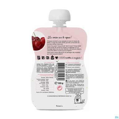 POPOTE COMPOTE CERISE 120G