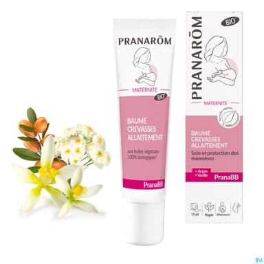 Pranarom Pranabb Maternite Baume Crevasses Mamelons Bio Eco 15ml