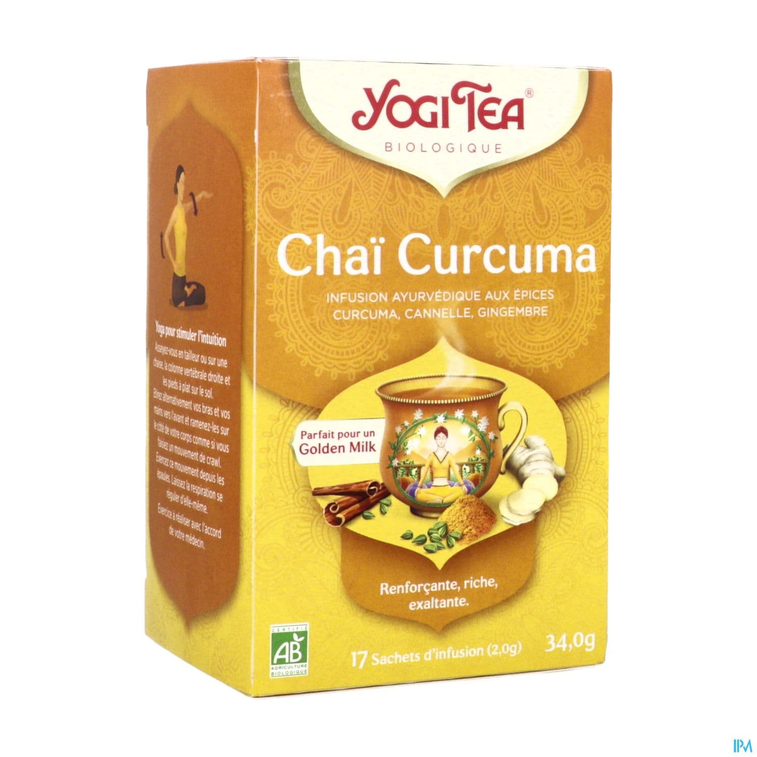 YOGI TEA CHAI CURCUMA BIO SACH 17
