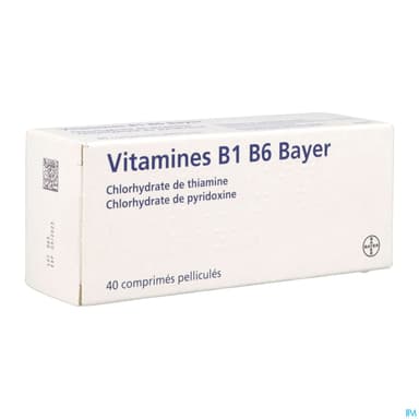 Vitamine B1 B6 Bayer Comprime 40