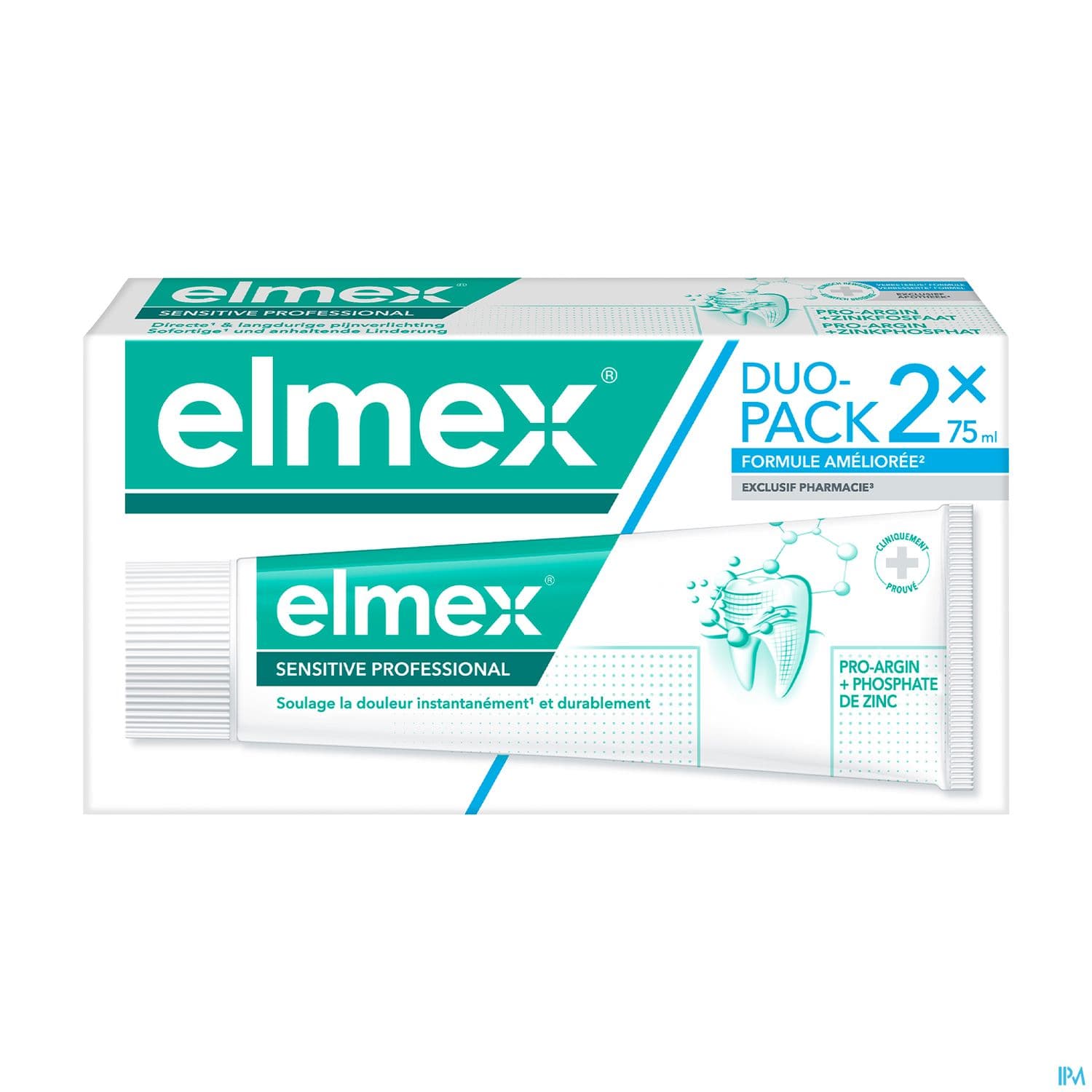ELMEX DENT SENSITIV PRO 75ML X2