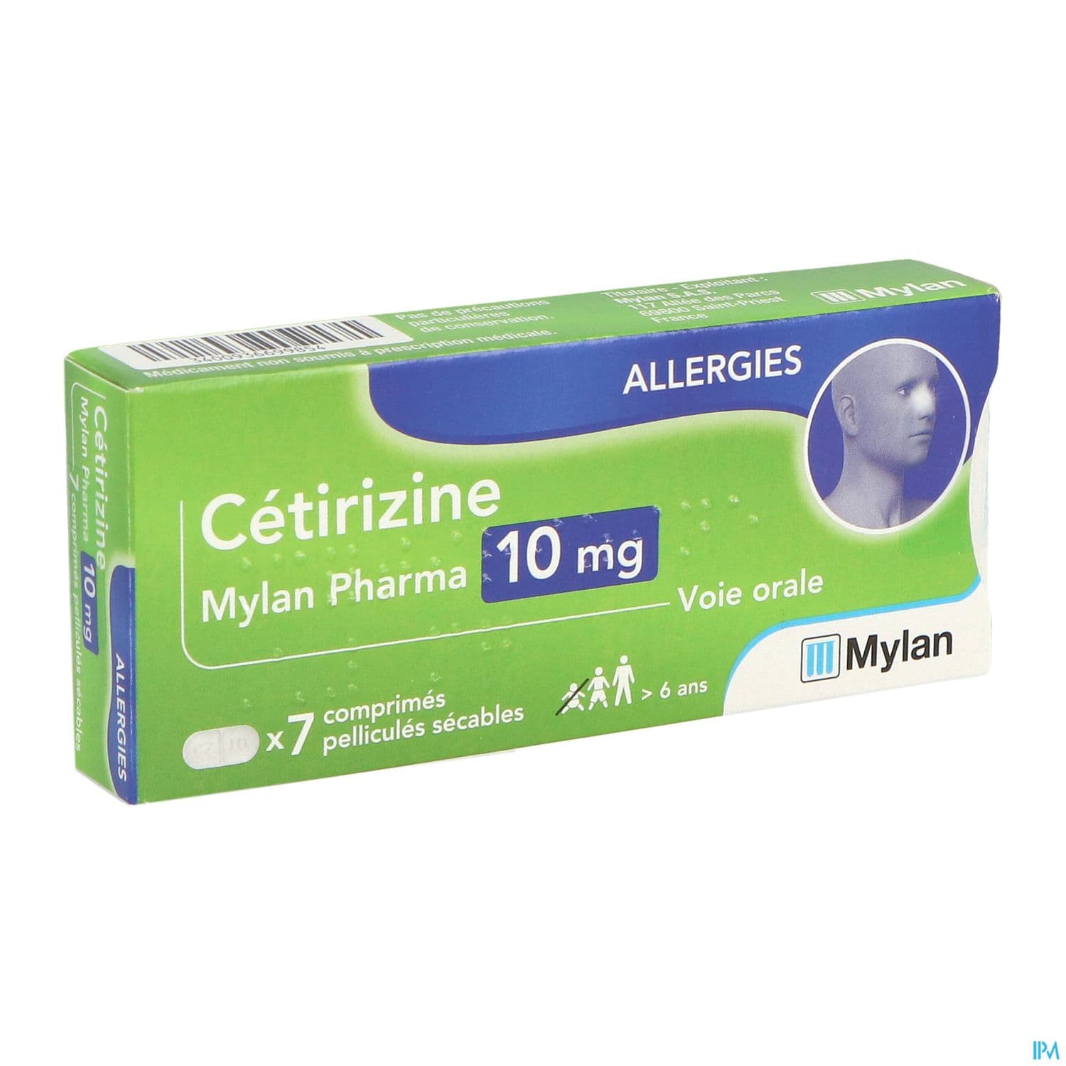 CETIRIZINE 10MG VTS CONS CPR SEC7