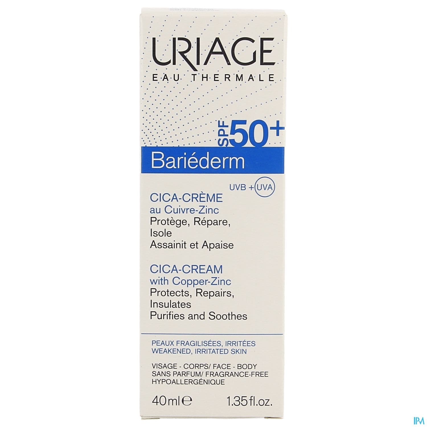 BARIEDERM CICA-CREME SPF50+ 2EN1