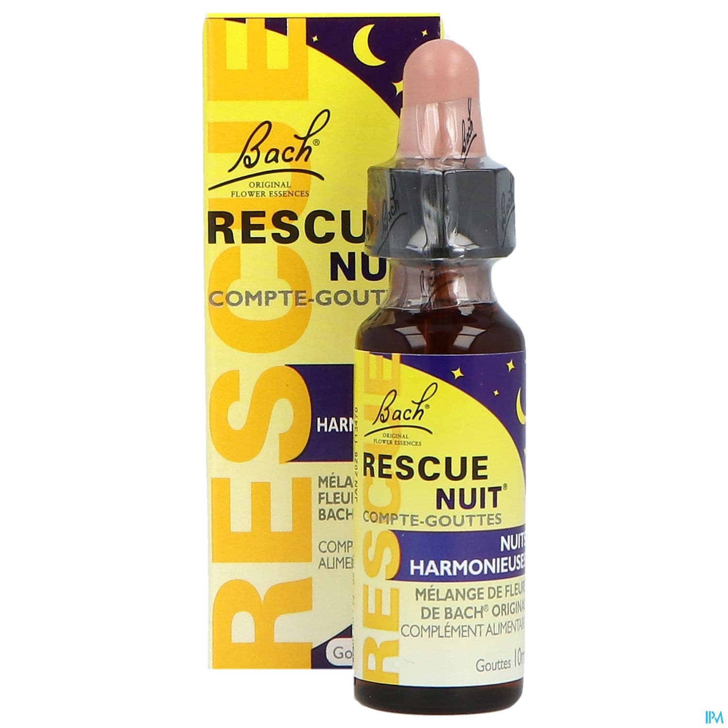 Rescue Bach Nuit Compte Gouttes 10ml