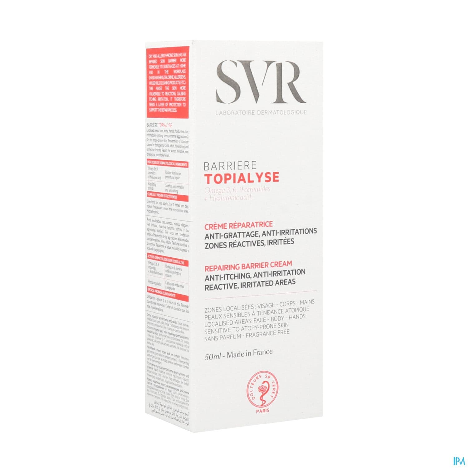Svr Topialyse Barriere Creme Reparatrice 50ml