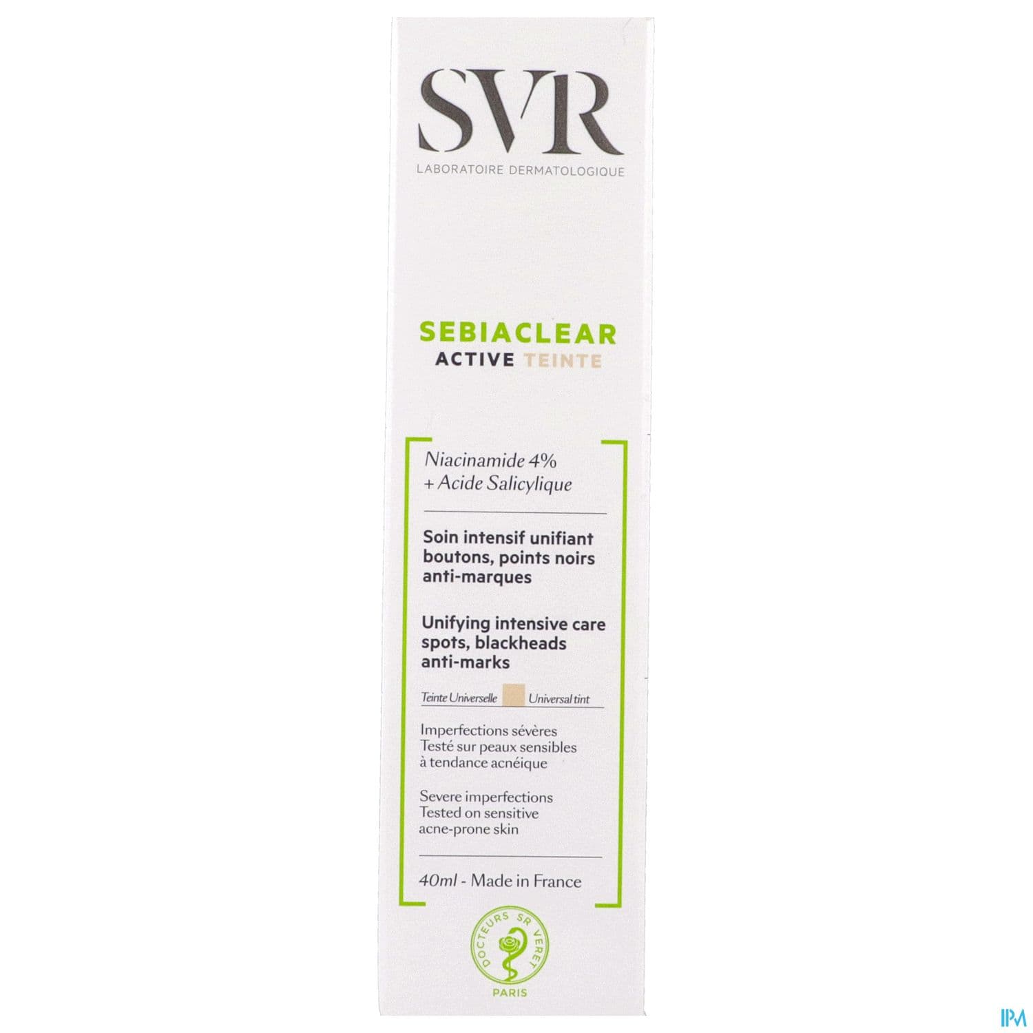 SVR SEBIACLEAR CR ACTIV TEINTE40ML