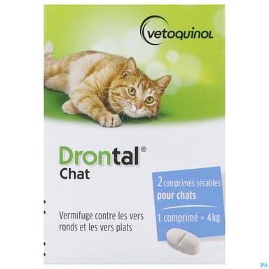 Drontal Chat Comprime Ellipsoide 2