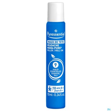 Puressentiel Roller Maux De Tete Migra Pure Aux 9he 10ml