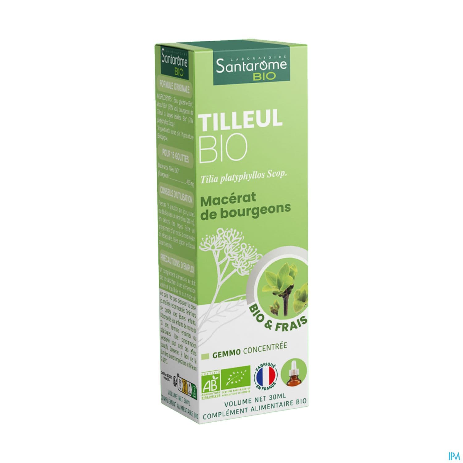 Santarome Bio Complexe Bourgeon Tilleul U54 30ml