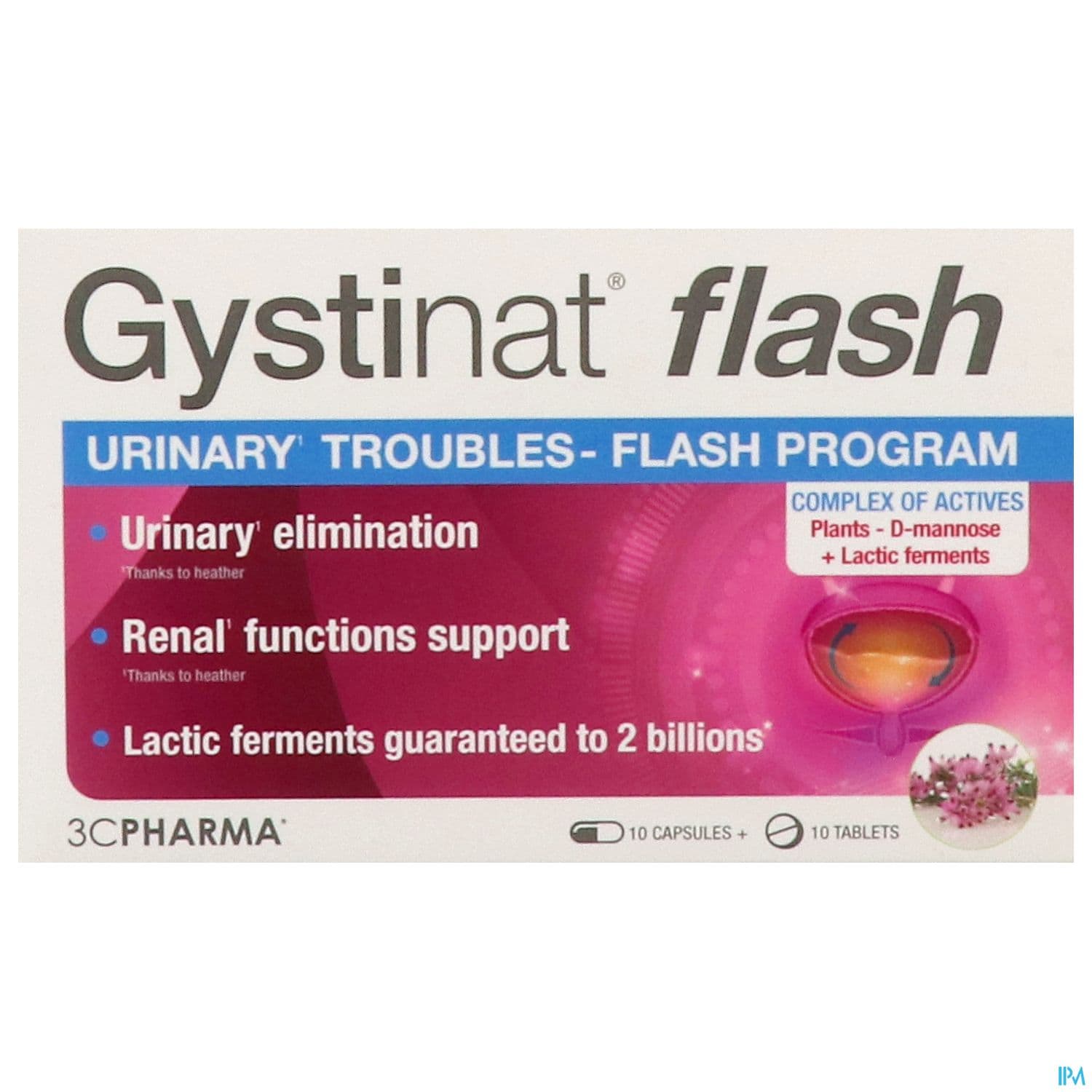 3C PHARMA GYSTINAT FLASH CPR+GELUL