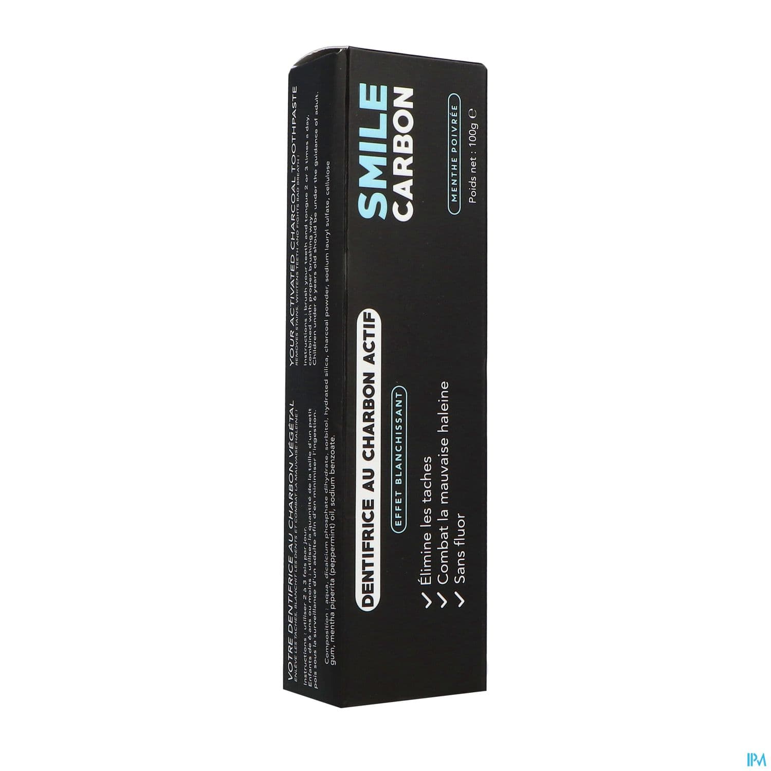 SMILE CARBON DENT VEGETAL 100G