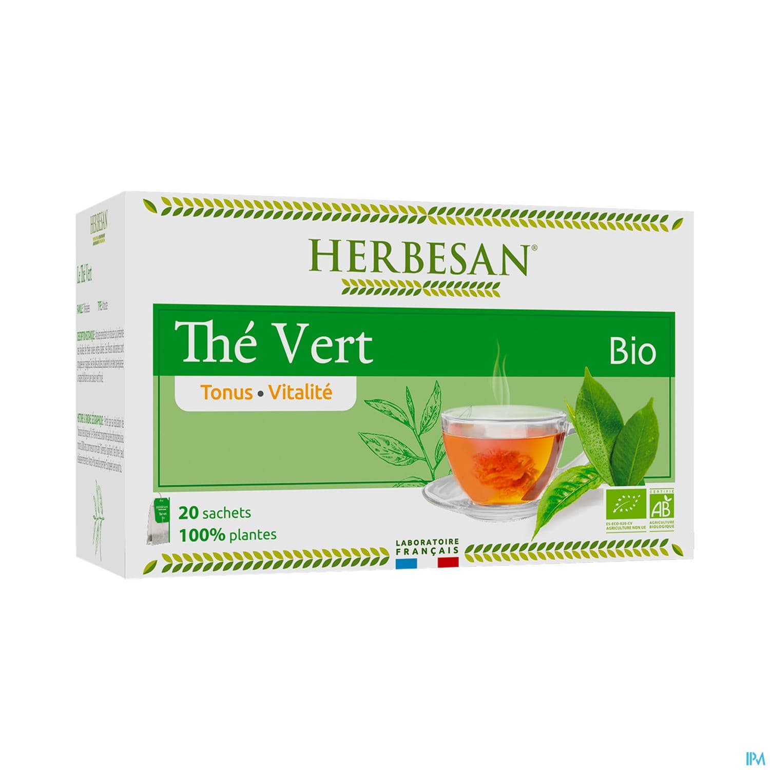 HERBESAN INFUS THE VERT BIO SACH20 — Pharmacie Du Vieil Abreuvoir