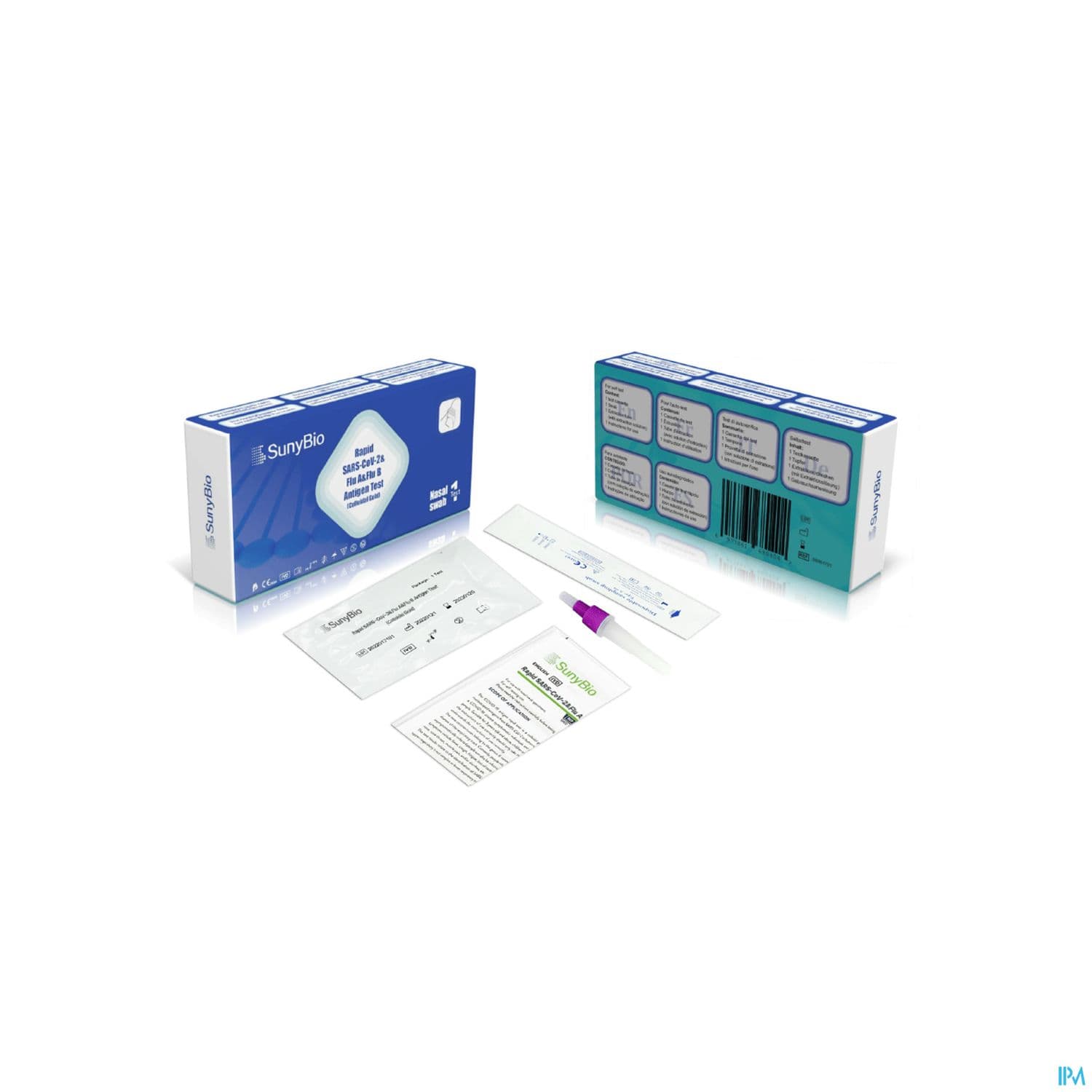 Sunybio Test Antigenique Covid Et Grippe Boite De 1