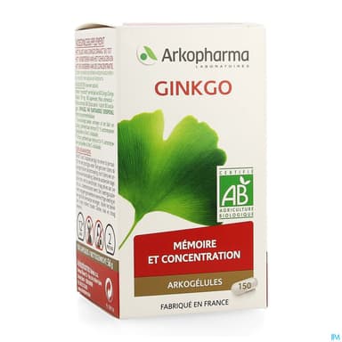 Arkogelules Ginkgo Bio Caps 150