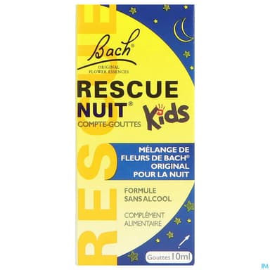 Rescue Bach Nuit Kids Compte Gouttes 10ml