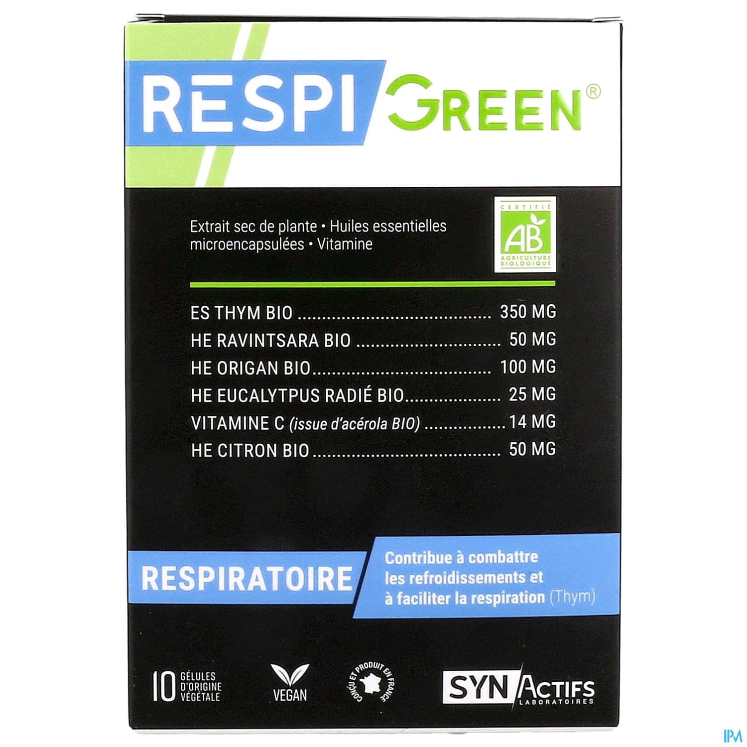 Synactifs Rhin Actifs Bio Gelule 10