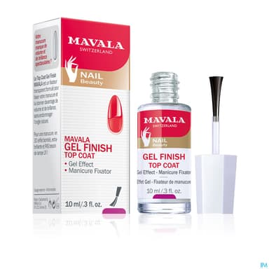 MAVALA TOP COAT GEL FINISH 10ML