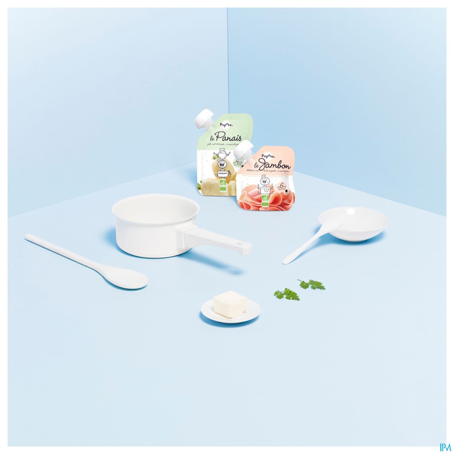 POPOTE PUREE JAMBON MORCEAUX 60G