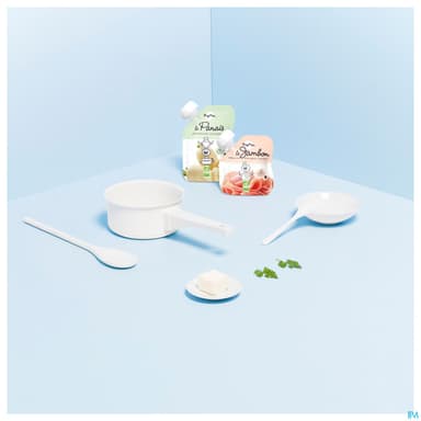 POPOTE PUREE JAMBON MORCEAUX 60G