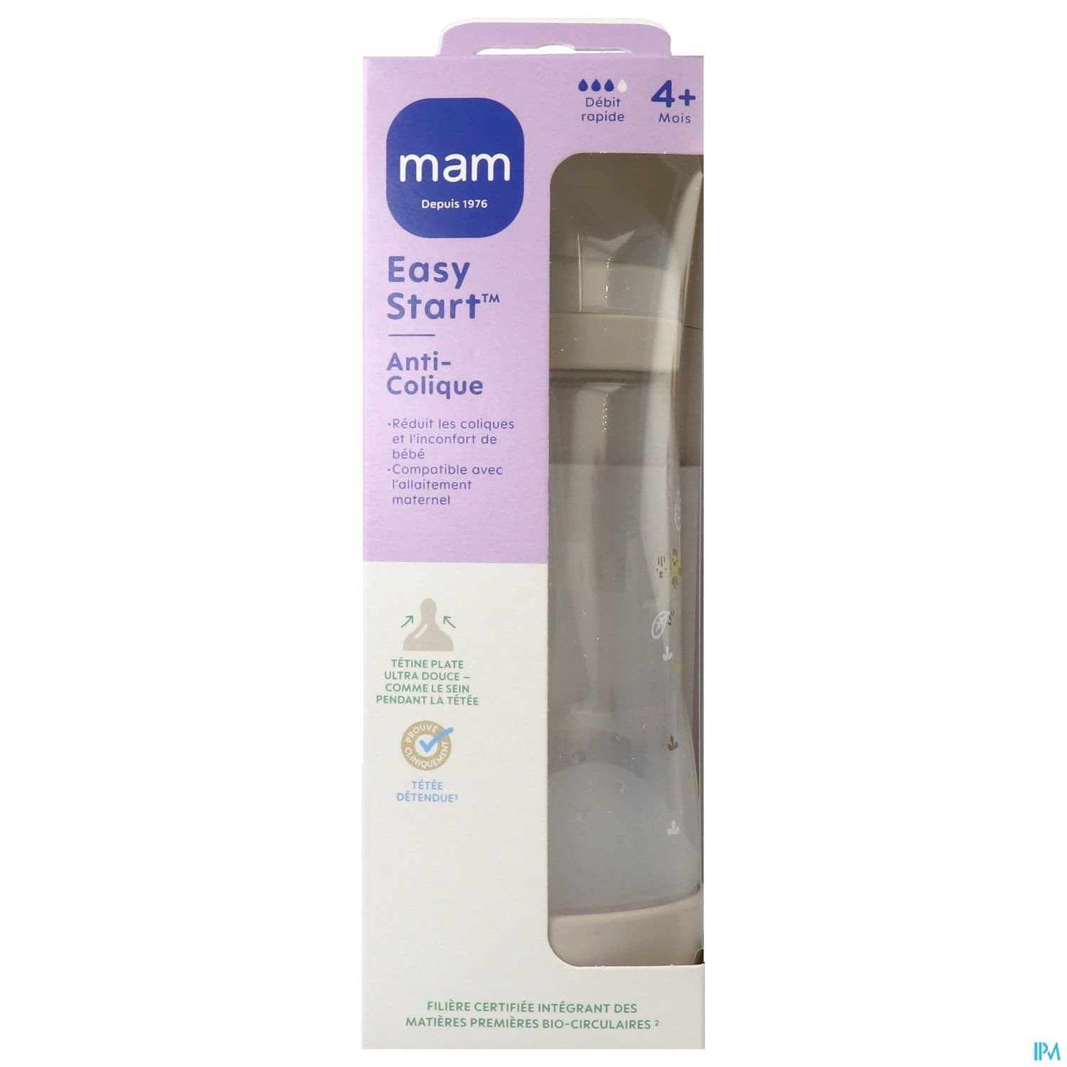 MAM BIB E ST A/COL SABLE D3 320ML