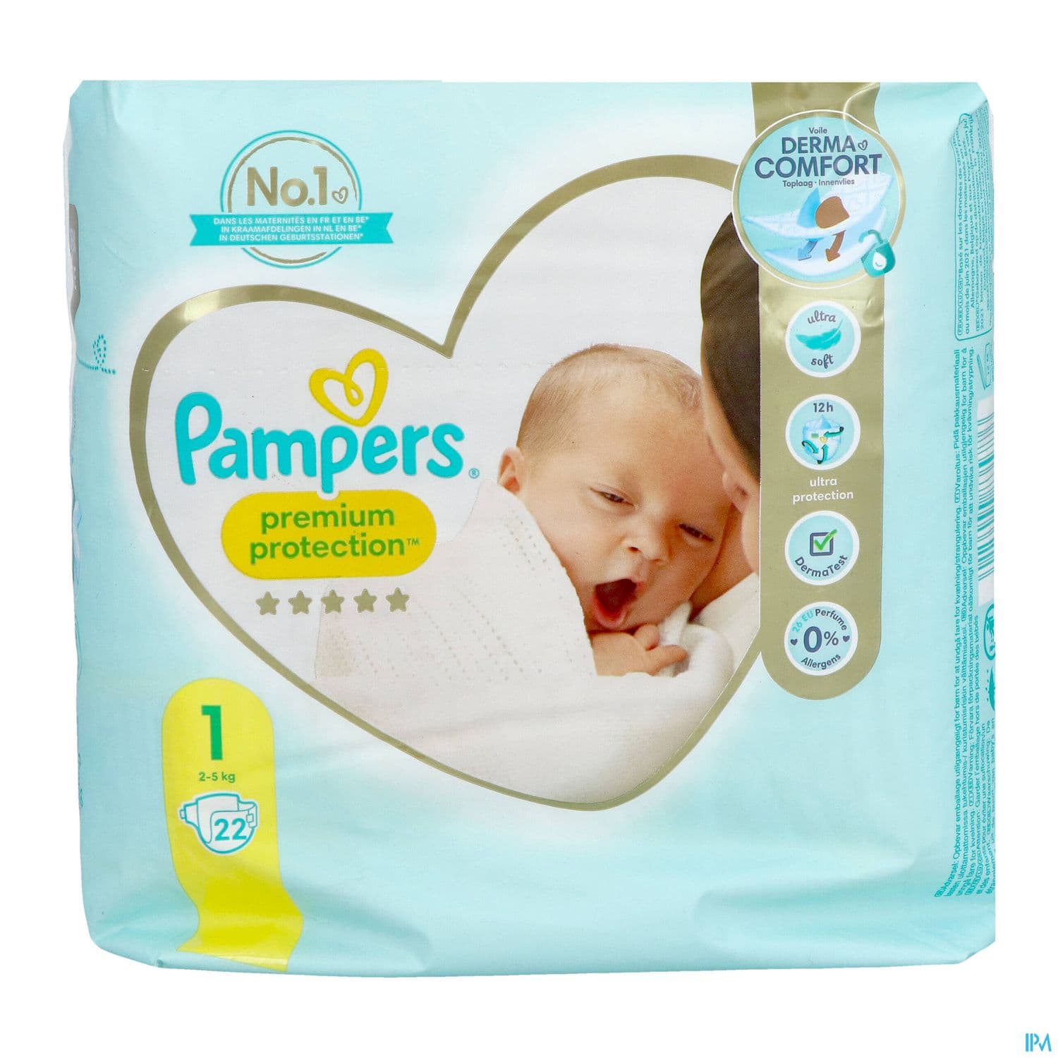 COUCH PAMPERS PREM PROT 1 2-5KG22 — Pharmacie Mani