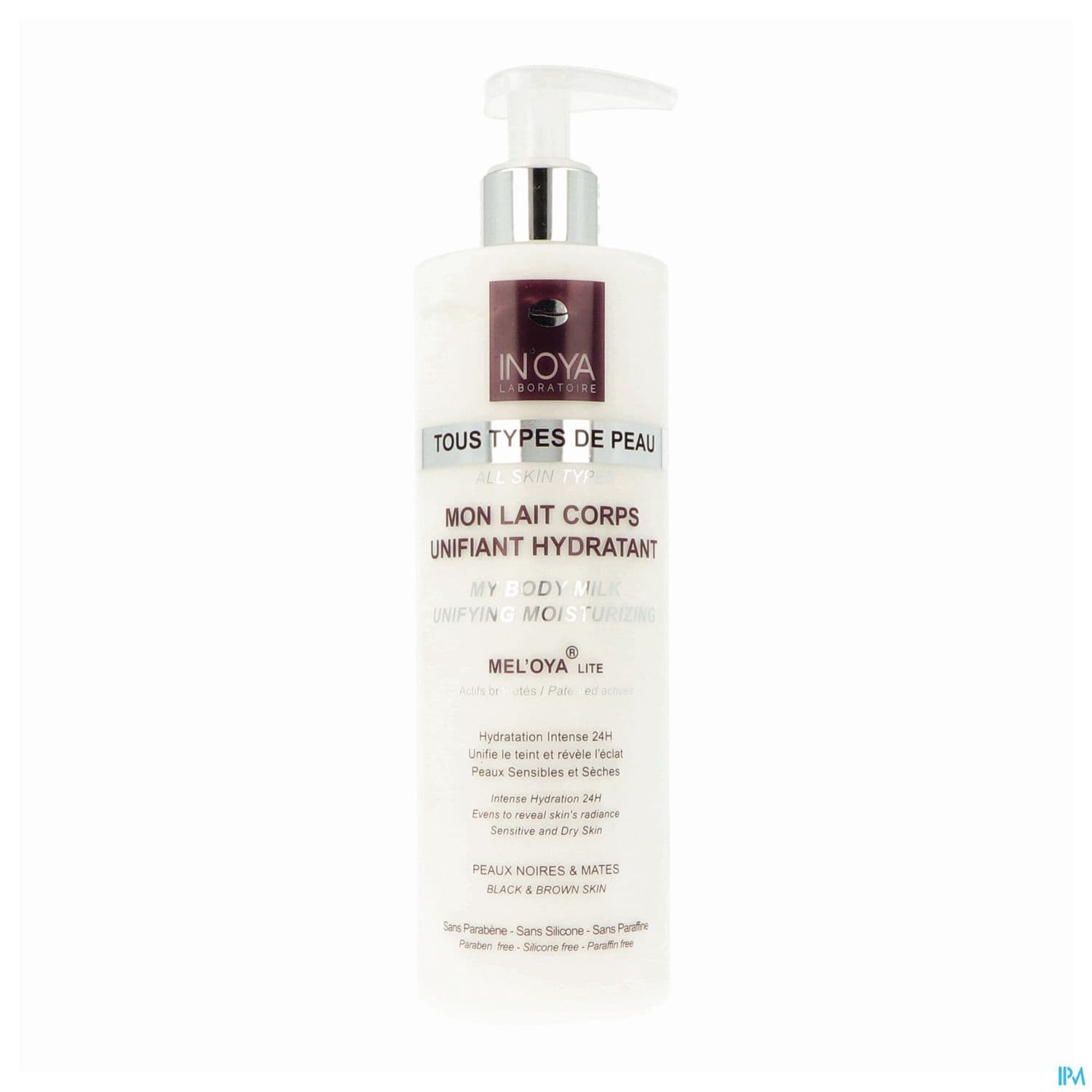 IN'OYA MEL'OYA LAIT CORPS 500ML — Pharmacie Fontaine Tours