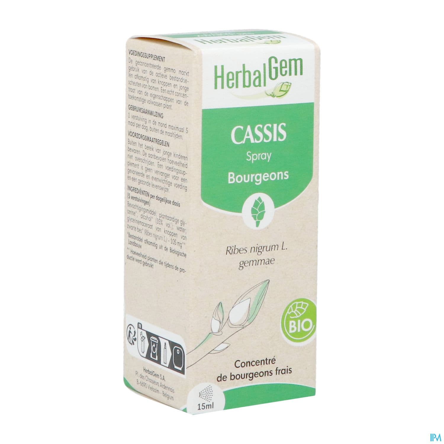 HERBALGEM CASSIS BIO SPR 15ML