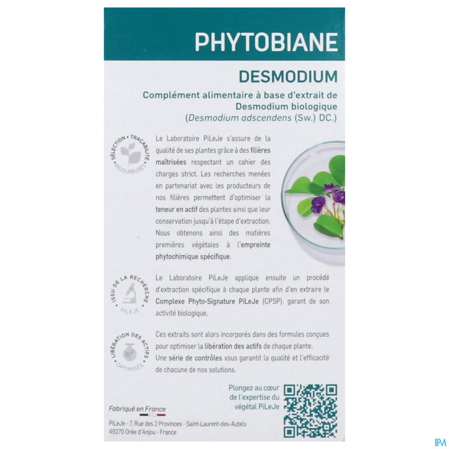 Pileje Phytobiane Desmodium Comprime Liberation Prolongee 30