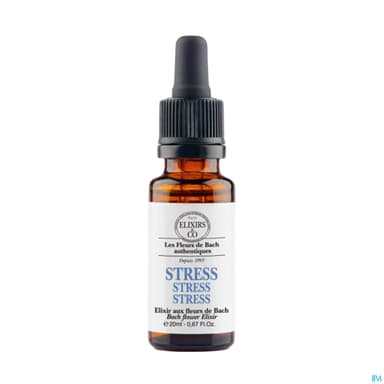 Elixirs Co Les Fleurs De Bach Stress Bio Gouttes 20ml