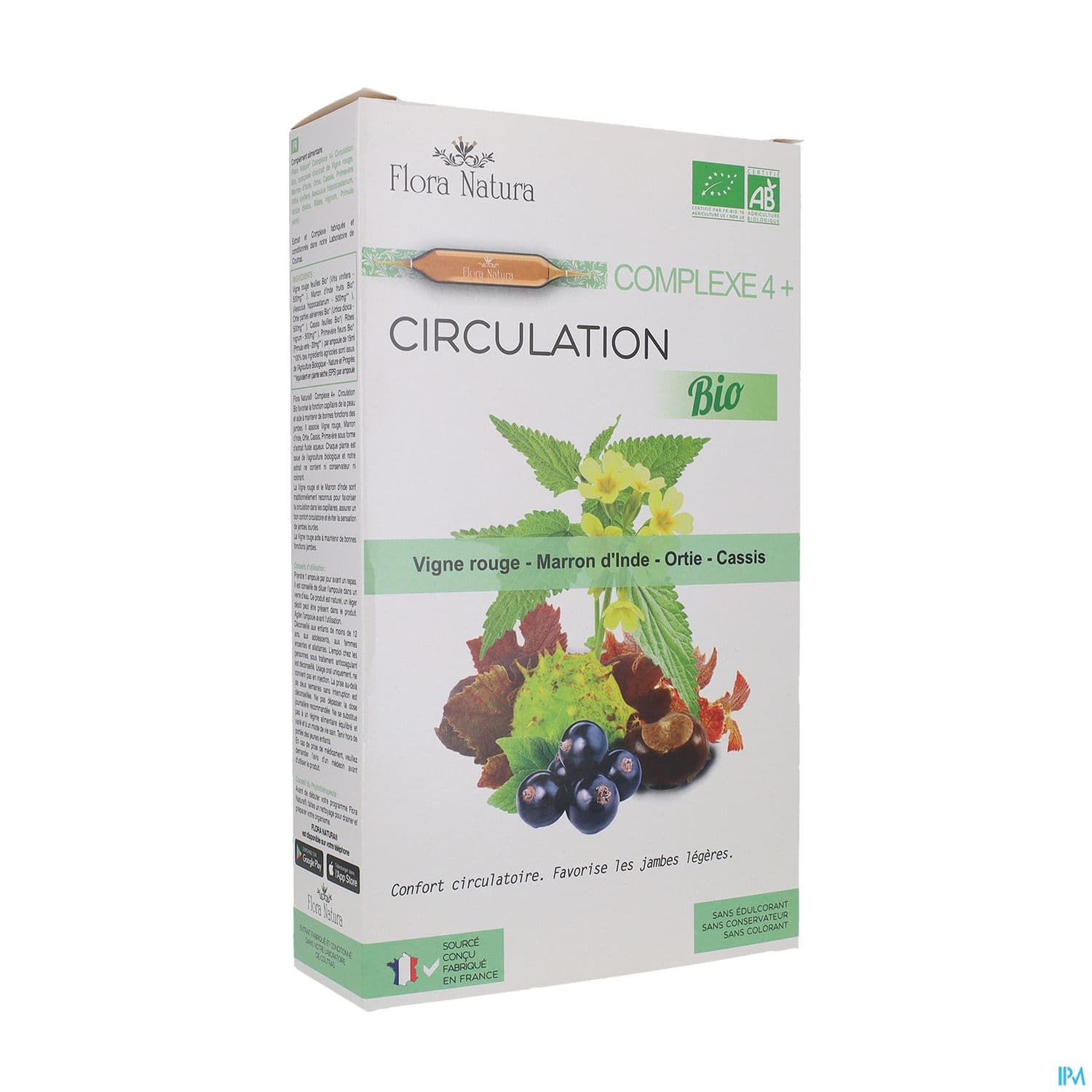 FLORA NAT CPLX4+ CIRCULATION AMP20 — Pharmacie Boulogne Print