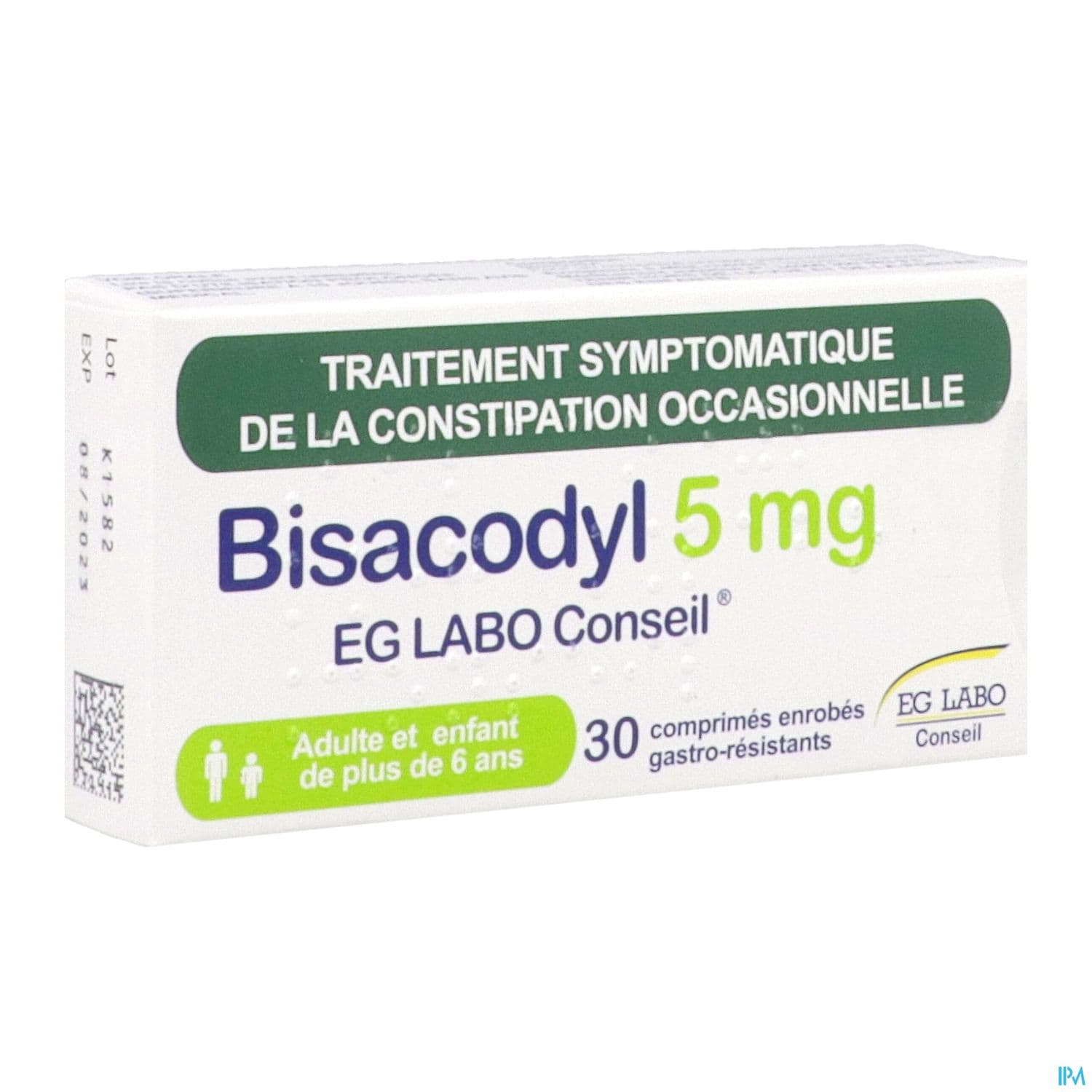 BISACODYL 5MG EG CONS CPR 30